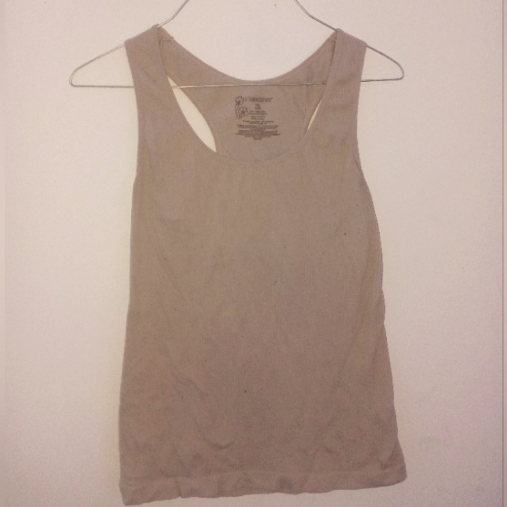 Women's Cream/Tan Motion Racerback Tank